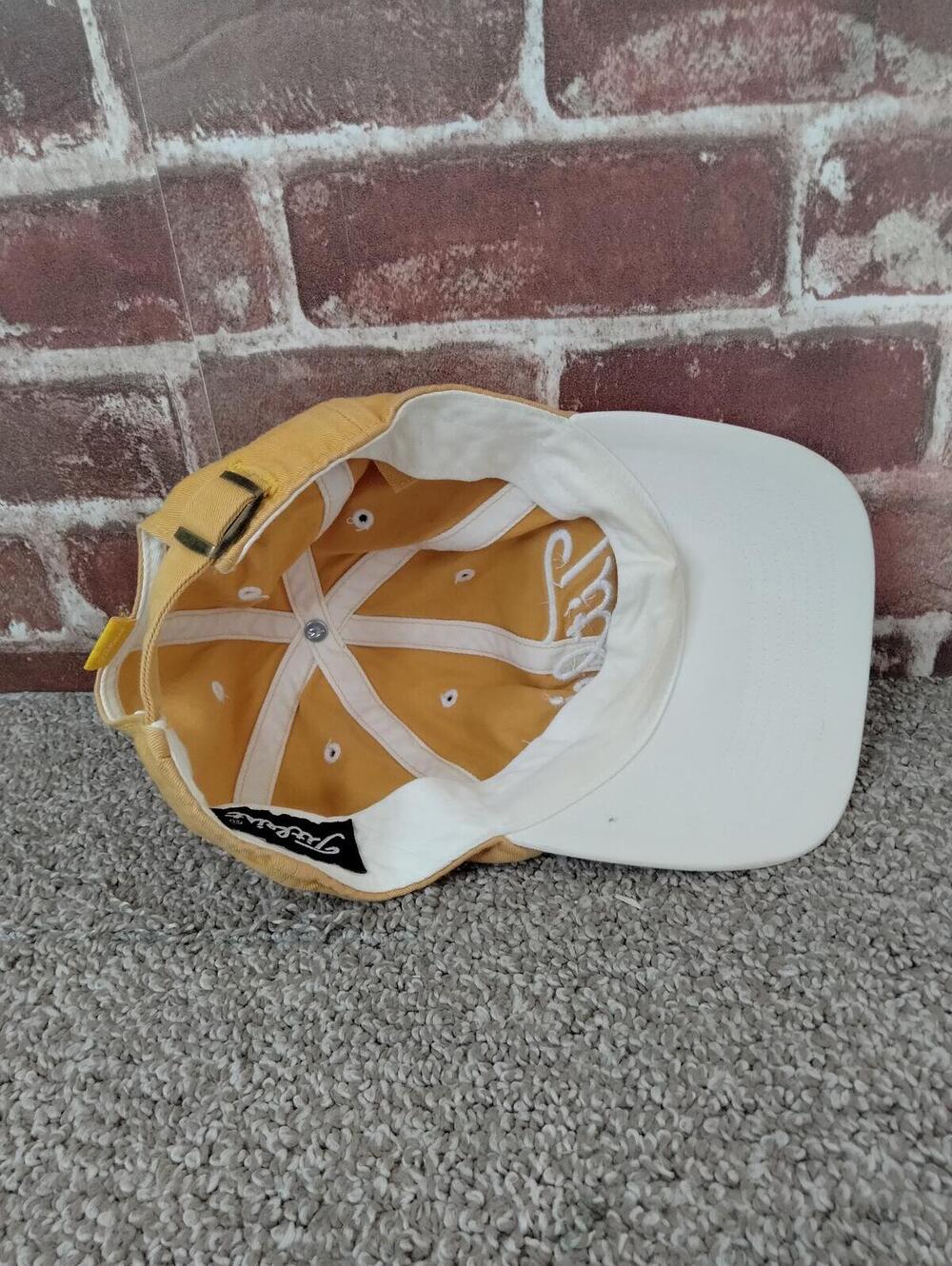 Titleist Since 1932 Golf Hat Script Logo Yellow Adjustable Cotton Strapback OS - Picture 9 of 9